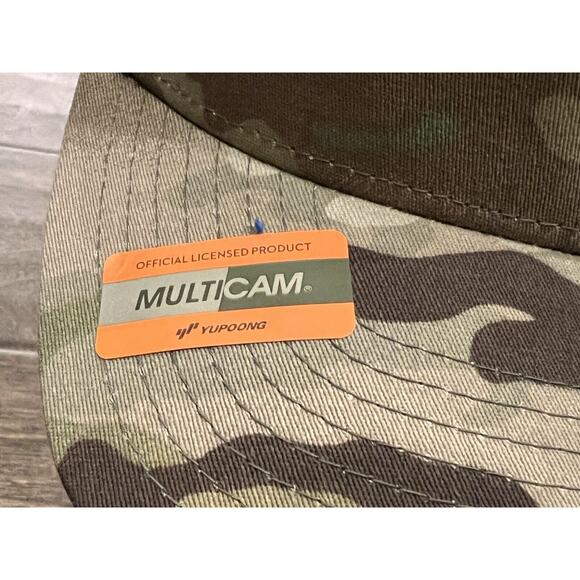 Yupoong MultiCam Mens Camo Camouflage Adjustable Snapback Trucker Hat Cap NWOT - Picture 4 of 10